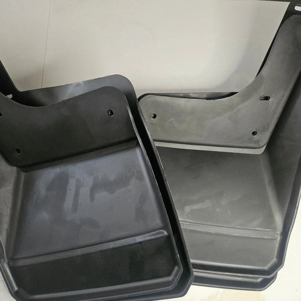 Mud Flaps 5736‎ 5636 Guard Set Black Custom Molded Splash Toyota Hiace 2005-2018